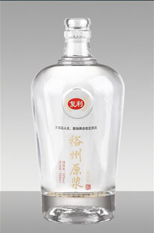 晶白玻璃瓶-087  